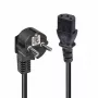 Lindy 3m Schuko kištukas į IEC C13 maitinimo laidas, juodas