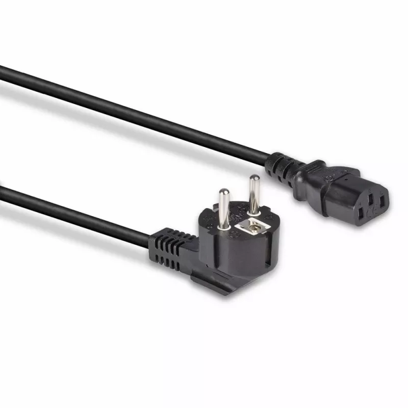 Lindy 3m Schuko kištukas į IEC C13 maitinimo laidas, juodas