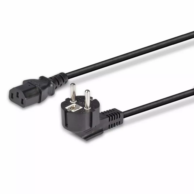 Lindy 3m Schuko kištukas į IEC C13 maitinimo laidas, juodas