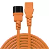 Lindy 1m prailginimo laidas IEC, oranžinis