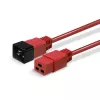 Lindy 1 m ilginimo laidas IEC C19 – C20, raudonas