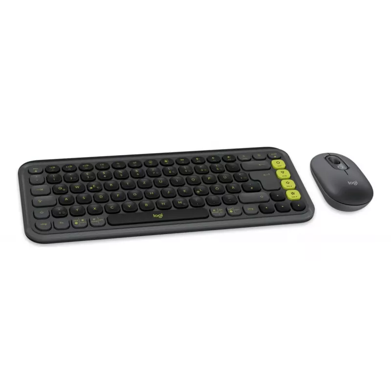 Klaviatūra Logitech POP Icon Combo Mini belaidė Bluetooth QWERTZ vokiškas išdėstymas