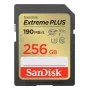 WESTERN DIGITAL Extreme PLUS 256GB SDXC atminties kortelė 190MB/s 130MB/s UHS-I Class 10 U3 V30