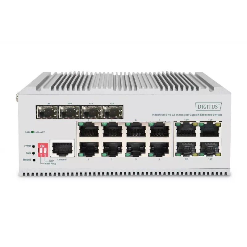 Valdomas Gigabit Ethernet jungiklis Digitus DN-651145 8 prievadai L2