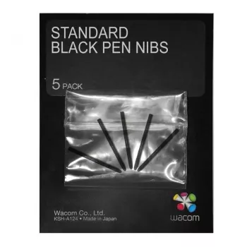 Wacom ACK20001 rašiklio antgaliai (5 vnt.) juodi, tinka Intuos4 ir DTK-2100
