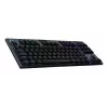 LOGITECH G915 X Lightspeed Tkl belaidė žaidimų klaviatūra - Juoda Azerty Français Lytėjimo
