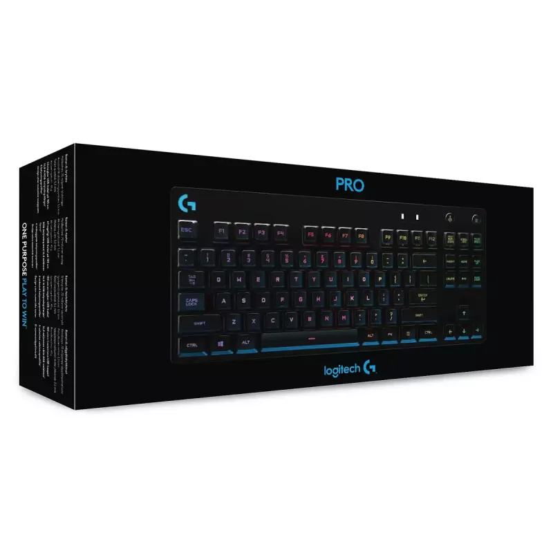Mechaninė žaidimų klaviatūra Logitech G PRO Tenkeyless RGB LED