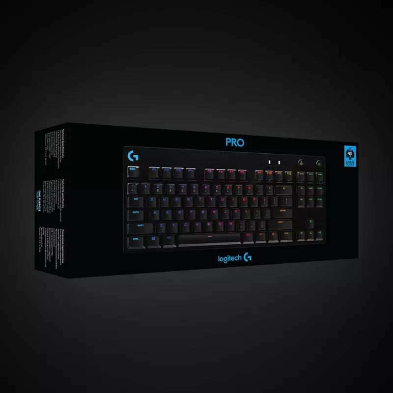 LOGITECH G PRO Mechaninė žaidimų klaviatūra Juoda Qwertzu Vokiška