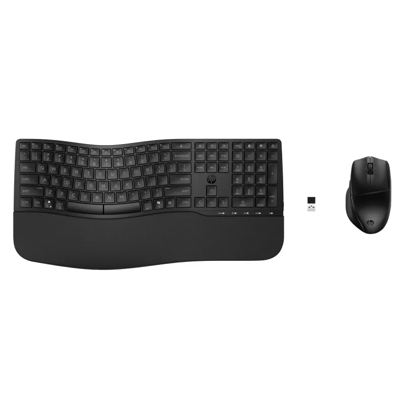 HP 685 Comfort Dual-Mode belaidė klaviatūra ir pelė Bluetooth pilno dydžio rinkinys
