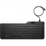 HP 405 belaidė apšviesta klaviatūra, viso dydžio (100%), laidinė, USB, membraninė, QWERTY, juoda