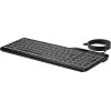 HP 405 belaidė apšviesta klaviatūra, viso dydžio (100%), laidinė, USB, membraninė, QWERTY, juoda