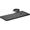 HP 405 belaidė apšviesta klaviatūra, viso dydžio (100%), laidinė, USB, membraninė, QWERTY, juoda