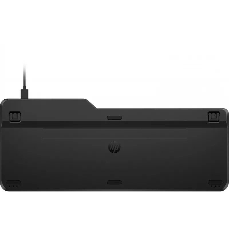 HP 405 belaidė apšviesta klaviatūra, viso dydžio (100%), laidinė, USB, membraninė, QWERTY, juoda