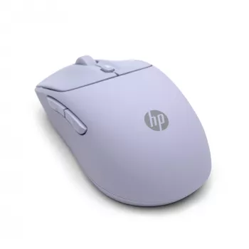 HP 400 Tylioji belaidė pelė, violetinė, ambidekstrinė, RF belaidis + Bluetooth, 6000 DPI