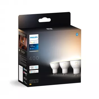 “Philips Hue White ambience GU10” prožektorius – išmanusis – (3 vnt. pakuotė)