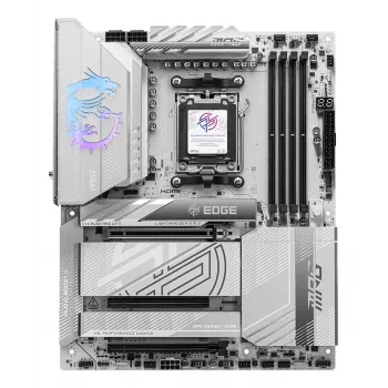 Pagrindinė plokštė MSI MPG X870E EDGE TI WIFI, AMD X870E, lizdas AM5, ATX, DDR5, 4×DIMM, Wi‑Fi 7, 5Gb LAN, 4×M.2