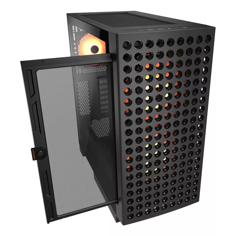 COUGAR Midi Tower korpusas Airface ECO, ARGB, juodas