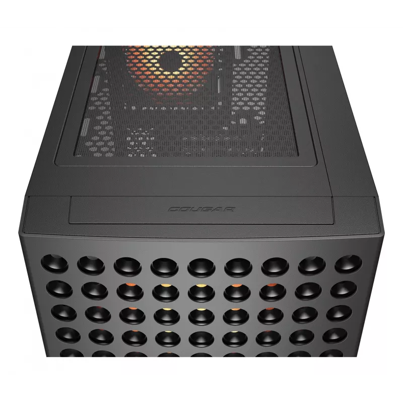 COUGAR Midi Tower korpusas Airface ECO, ARGB, juodas