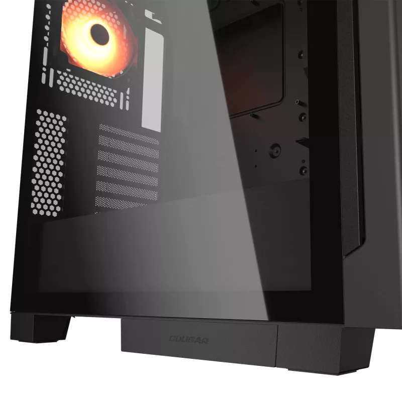 COUGAR Midi Tower korpusas Airface ECO, ARGB, juodas