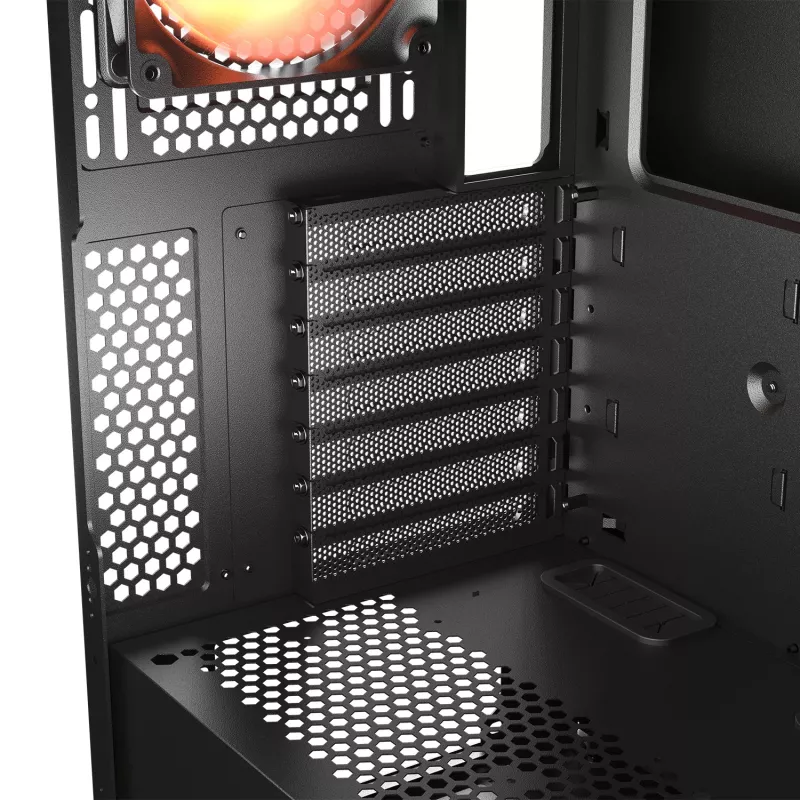 COUGAR Midi Tower korpusas Airface ECO, ARGB, juodas