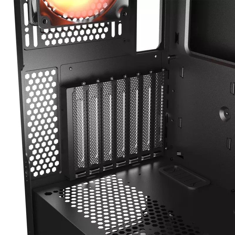 COUGAR Midi Tower korpusas Airface ECO, ARGB, juodas