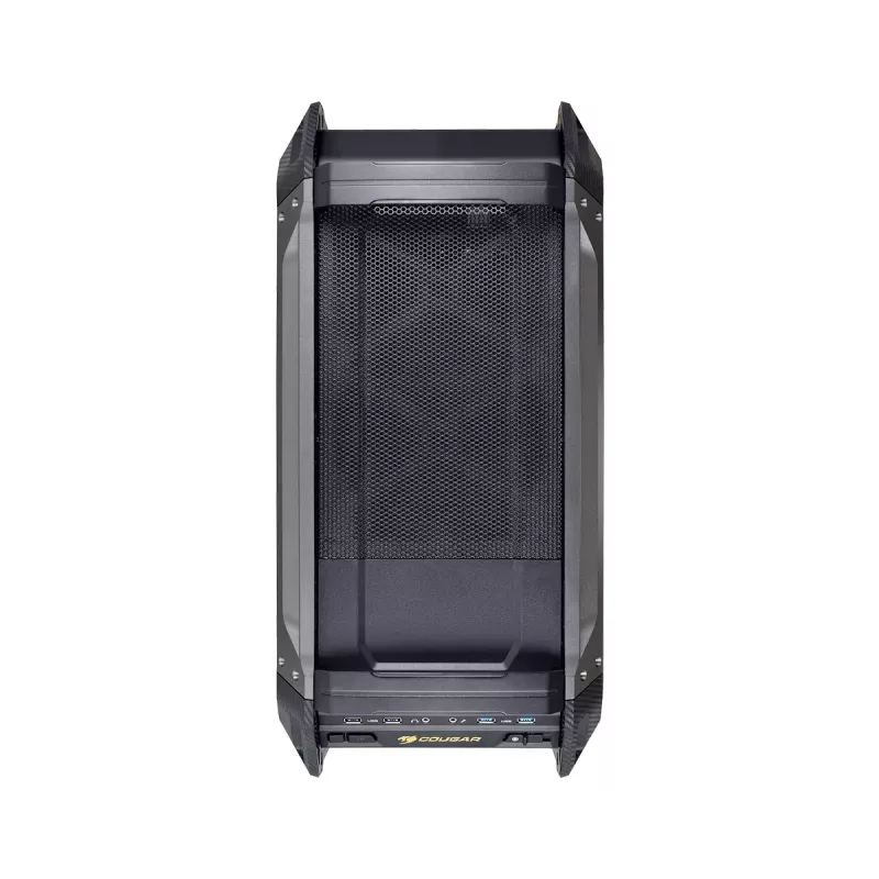 Full Tower COUGAR Gaming Panzer Max-G Juoda 120 140 mm ventiliatoriai