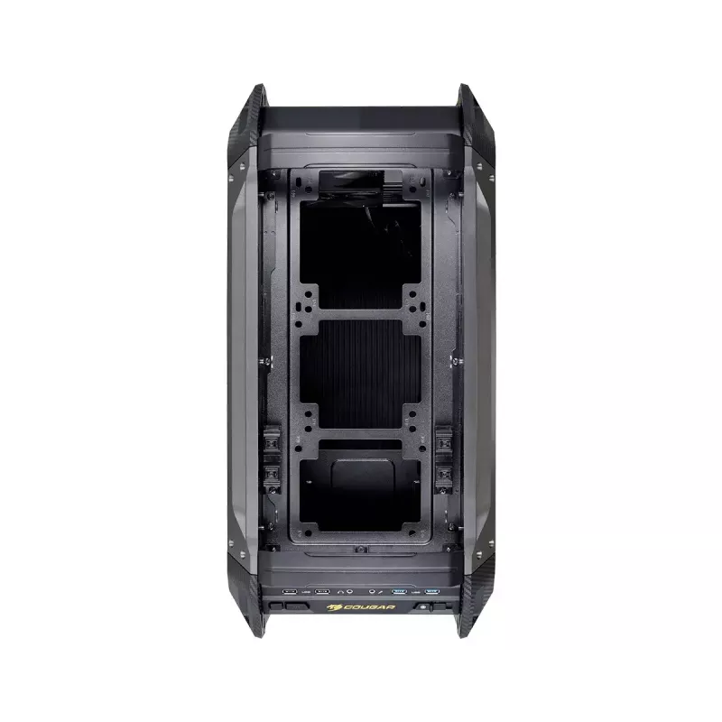 Full Tower COUGAR Gaming Panzer Max-G Juoda 120 140 mm ventiliatoriai