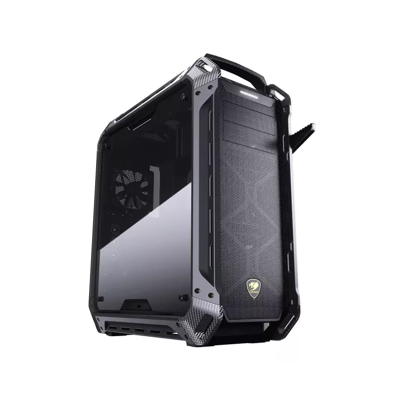 Full Tower COUGAR Gaming Panzer Max-G Juoda 120 140 mm ventiliatoriai