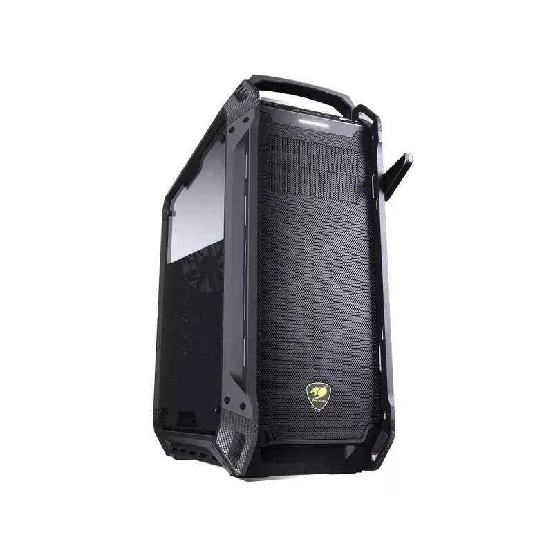 Full Tower COUGAR Gaming Panzer Max-G Juoda 120 140 mm ventiliatoriai