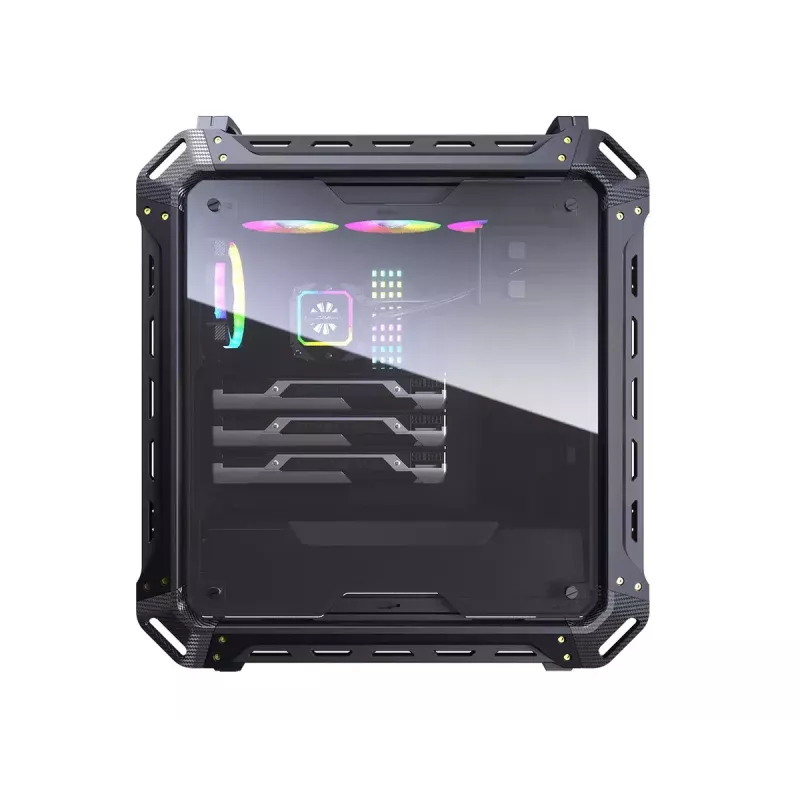 Full Tower COUGAR Gaming Panzer Max-G Juoda 120 140 mm ventiliatoriai