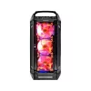 Full Tower COUGAR Gaming Panzer Max-G Juoda 120 140 mm ventiliatoriai