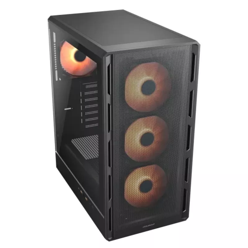 COUGAR Airface Pure PRO vidutinis bokštas (Midi Tower), ARGB, juodas