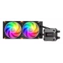 COUGAR CPU vandens aušintuvas Poseidon Ultra 240, ARGB, juodas, skysčio aušinimo sistema, 12 cm, 500 RPM, 2200 RPM