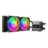 COUGAR CPU vandens aušintuvas Poseidon Ultra 240, ARGB, juodas, skysčio aušinimo sistema, 12 cm, 500 RPM, 2200 RPM