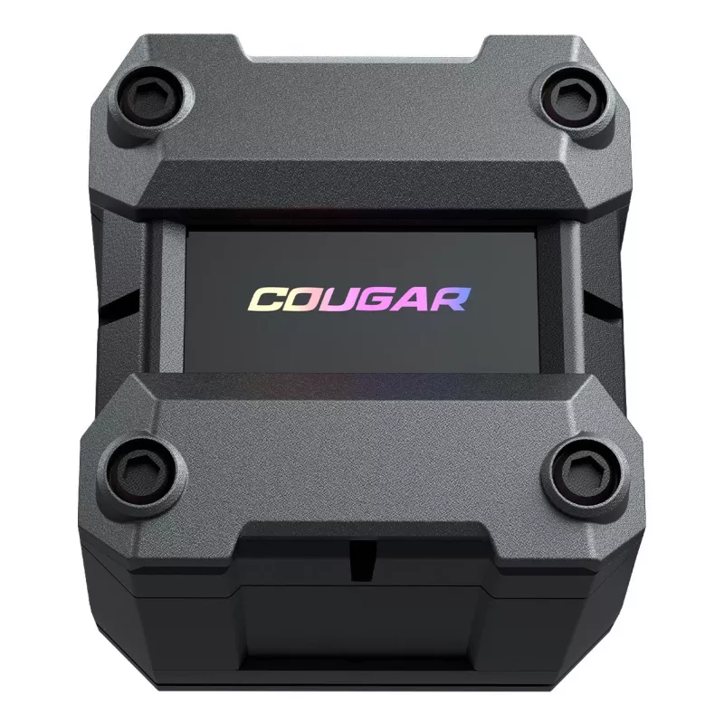 COUGAR CPU vandens aušintuvas Poseidon Ultra 240, ARGB, juodas, skysčio aušinimo sistema, 12 cm, 500 RPM, 2200 RPM
