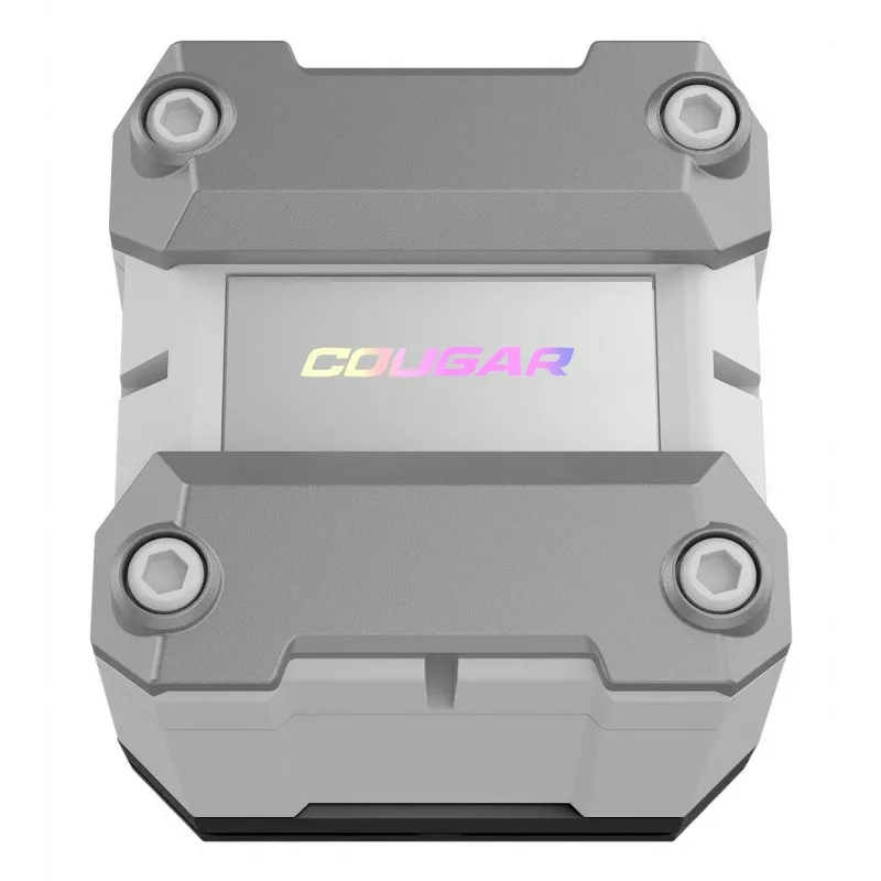 COUGAR CPU vandens aušintuvas Poseidon Ultra 360, ARGB, Baltas, Viskas viename skystinis aušintuvas, 12 cm, 500 RPM, 2200 RPM, Baltas