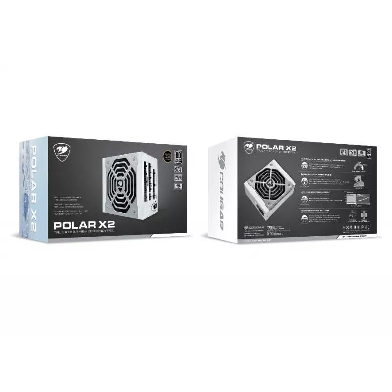 COUGAR POLAR X2 1050W maitinimo blokas ATX3.1 / 80 Plus Platinum / modulinis