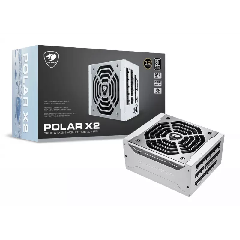 COUGAR POLAR X2 1050W maitinimo blokas ATX3.1 / 80 Plus Platinum / modulinis