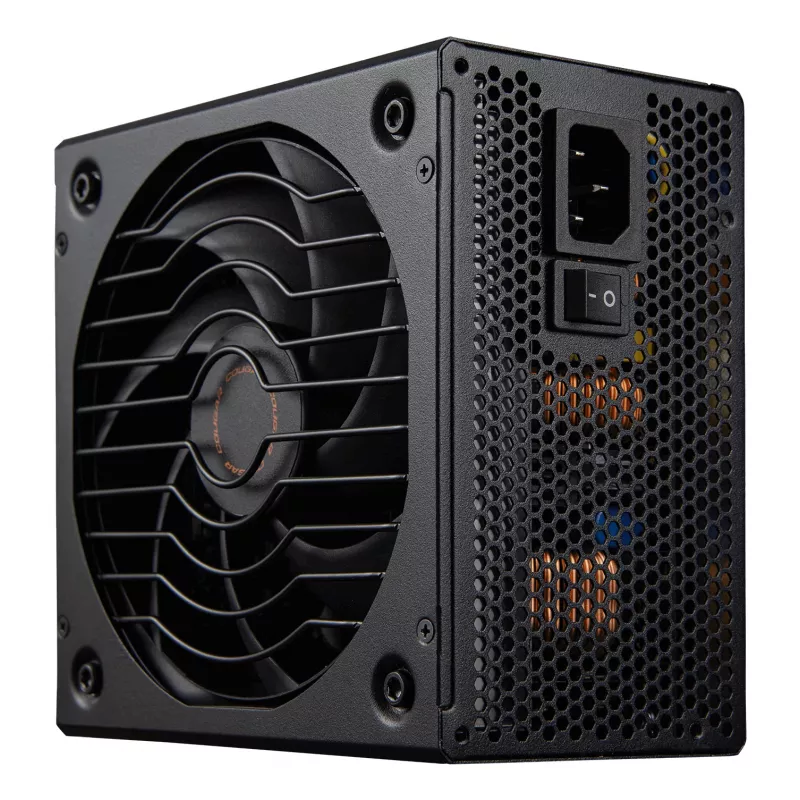 COUGAR GLE 1000W ATX 3.1 maitinimo šaltinis, 80 PLUS Gold, 100–240 V, 50/60 Hz, 20+4 kontaktų ATX, 135 mm ventiliatorius, juodas