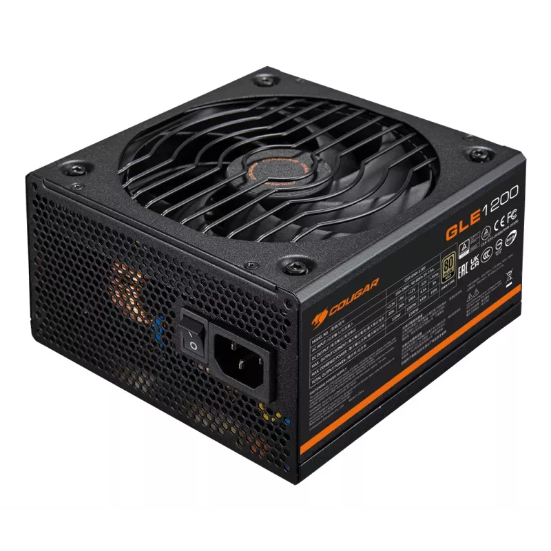 COUGAR GLE 1200W ATX 3.1 maitinimo blokas, 80 Plus Gold, 1200 W