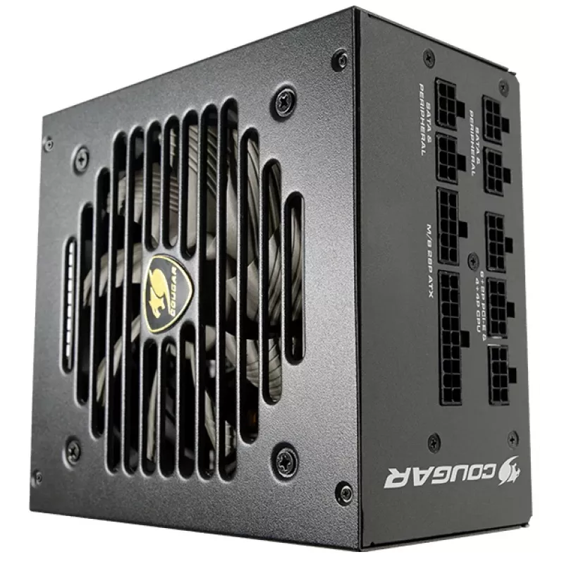 COUGAR GEX 750W ATX3.0 maitinimo blokas, 80 Plus Gold, modulinis