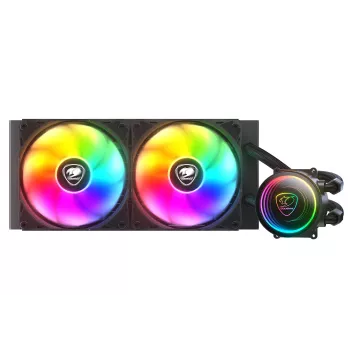 All-in-one skysčio aušintuvas COUGAR Gaming Poseidon Elite ARGB 240 juodas