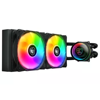 All-in-one skysčio aušintuvas COUGAR Gaming Poseidon Elite ARGB 240 juodas