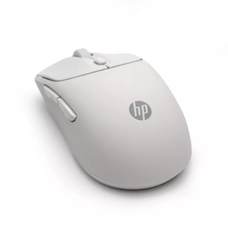 HP 400 Quiet Maple Wireless pelė, ambidekstrinė, RF belaidis + Bluetooth, 6000 DPI, smėlio spalvos