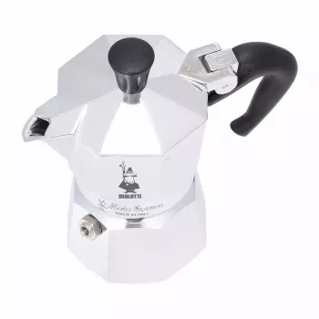 Kavinukas BIALETTI Moka Express aliuminis 2 puodeliams (100 ml) juodas