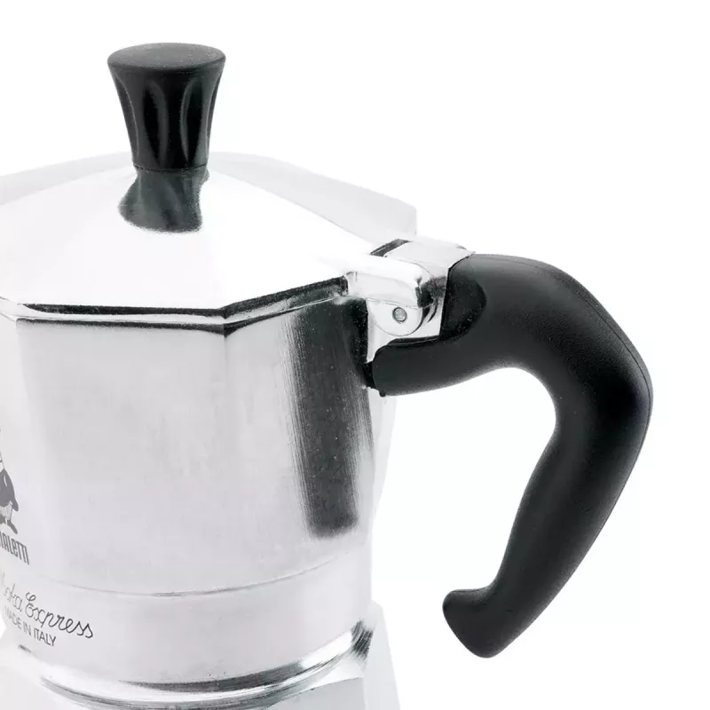 Kavinukas BIALETTI Moka Express aliuminis 2 puodeliams (100 ml) juodas