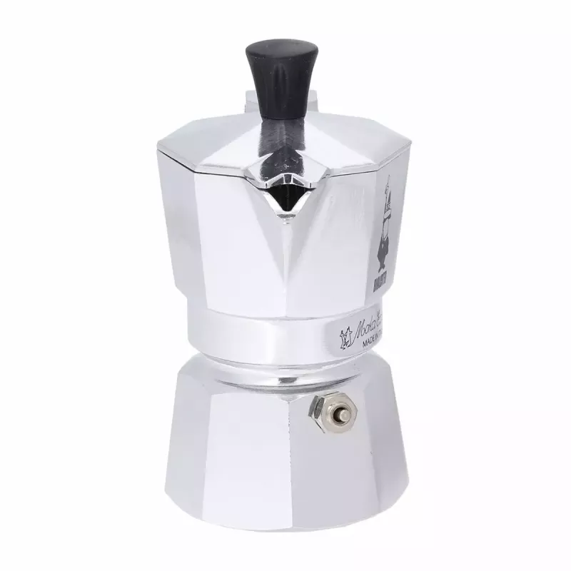 Kavinukas BIALETTI Moka Express aliuminis 2 puodeliams (100 ml) juodas