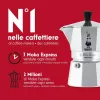 Kavinukas BIALETTI Moka Express aliuminis 2 puodeliams (100 ml) juodas