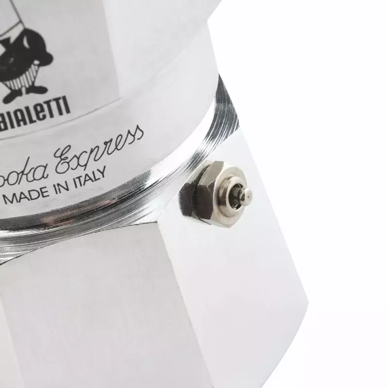 Kavinukas BIALETTI Moka Express aliuminis 2 puodeliams (100 ml) juodas