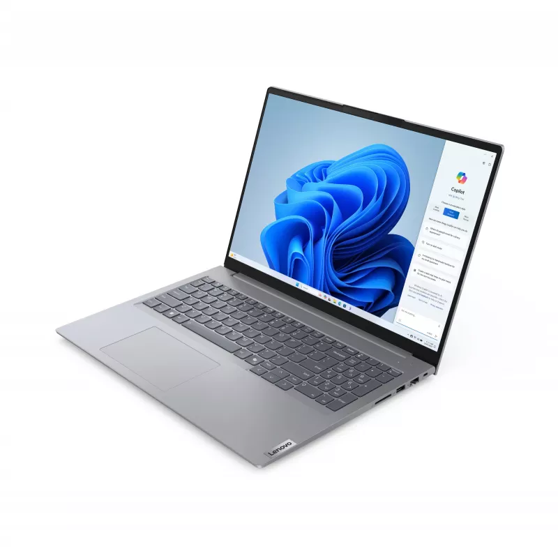 Lenovo ThinkBook 16 G7 ARP AMD Ryzen™ 7 7735HS nešiojamas kompiuteris 40,6 cm (16 colių) WUXGA 32 GB DDR5-SDRAM 1 TB SSD Wi-Fi 6E (802.11ax) Windows 11 Pro vokiška pilka